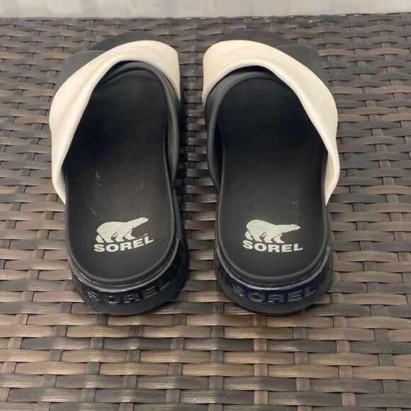 Sorel Viibe crisscross platform, slide sandals, women’s size 9.5 - Picture 5 of 8